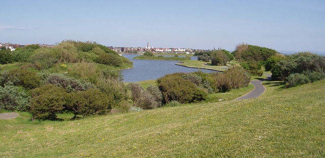 Fairhaven Lake and its waterside path